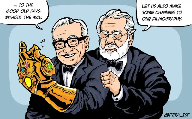 scorsese vs marvel – cartoon