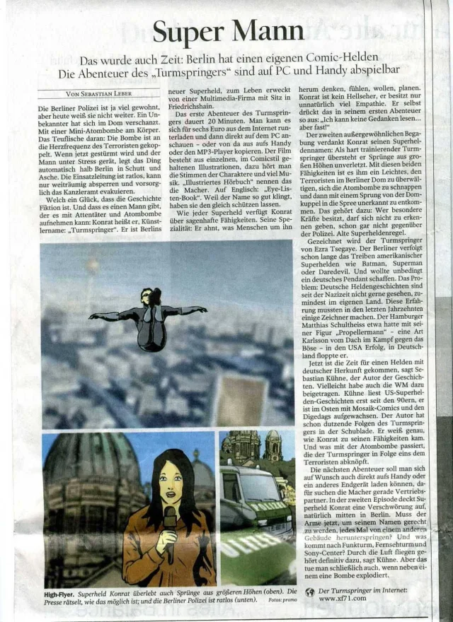 Super Mann – Tagesspiegel