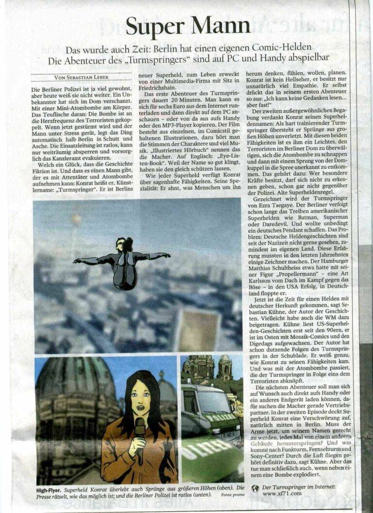 Super Mann – Tagesspiegel